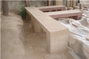 Mint Sandstone Benches & Tables, Beige Sandstone Benches India