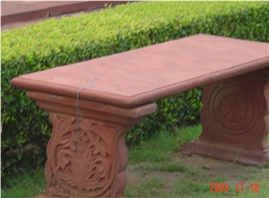 Mint Sandstone Benches & Tables, Beige Sandstone Benches India
