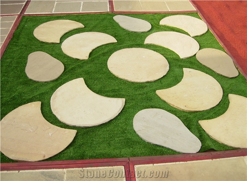 Mint Sandstone Cube Stones/Pavers