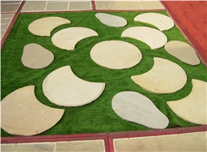 Mint Sandstone Cube Stones/Pavers