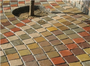 Mint Sandstone Cube Stones/Pavers