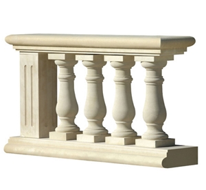 Mint White Sandstone Blustrade and Railing