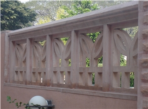 Mint White Sandstone Blustrade and Railing