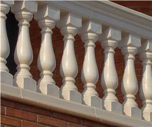 Mint White Sandstone Blustrade and Railing