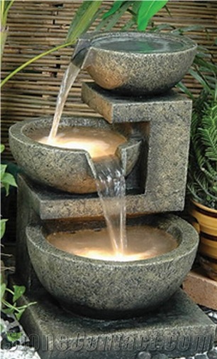 Rainbow Sandstone Garden Water Fountains