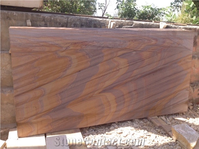 Rainbow Sandstone Tiles and Slabs