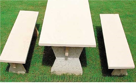 Sandstone Garden Furniture, Benches