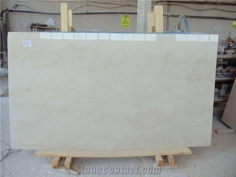 Ava Cream, Turkish Botticino Marble Block, Beige Marble Blocks