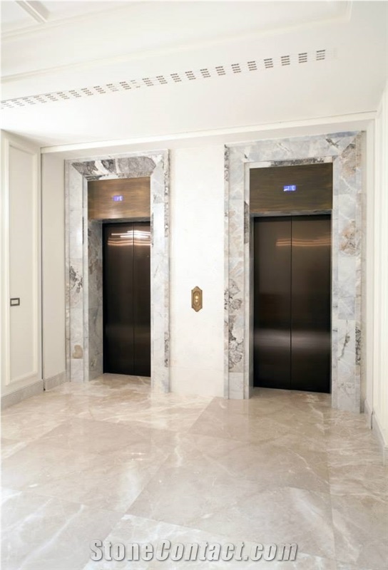 Cream Karaman Marble Slabs & Tiles, Beige Marble Turkey Tiles & Slabs