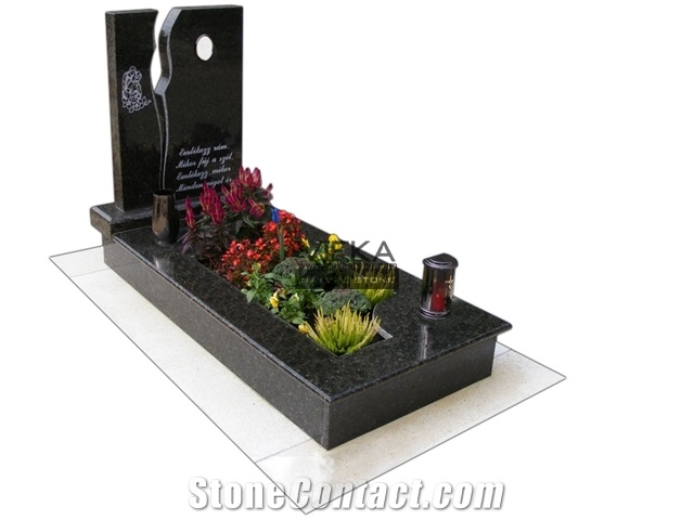 Brown Granite Tombstone & Monument,Memorials,Gravestone & Headstone