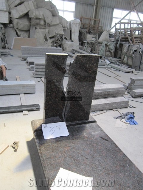 Brown Granite Tombstone & Monument,Memorials,Gravestone & Headstone