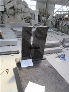 Brown Granite Tombstone & Monument,Memorials,Gravestone & Headstone