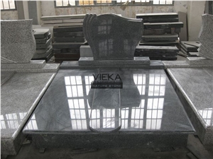 G654 Granite Tombstone & Monument,China Black Granite Gravestone & Headstone Sesame Black China impala Padang Black pingnan zhima hei china nero new impala dark grey Polished for Hungary