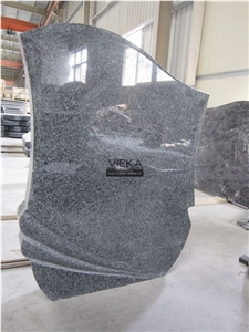G654 Granite Tombstone & Monument,China Black Granite Gravestone & Headstone Sesame Black China impala Padang Black pingnan zhima hei china nero new impala dark grey Polished