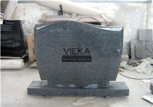 G654 Granite Tombstone & Monument,China Black Granite Gravestone & Headstone Sesame Black China impala Padang Black pingnan zhima hei china nero new impala dark grey Polished