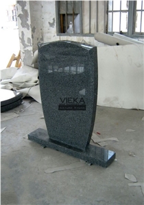 G654 Granite Tombstone & Monument,China Black Granite Gravestone & Headstone Sesame Black China impala Padang Black pingnan zhima hei china nero new impala dark grey Polished