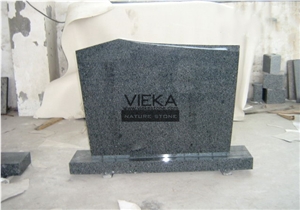 G654 Granite Tombstone & Monument,China Black Granite Gravestone & Headstone Sesame Black China impala Padang Black pingnan zhima hei china nero new impala dark grey Polished