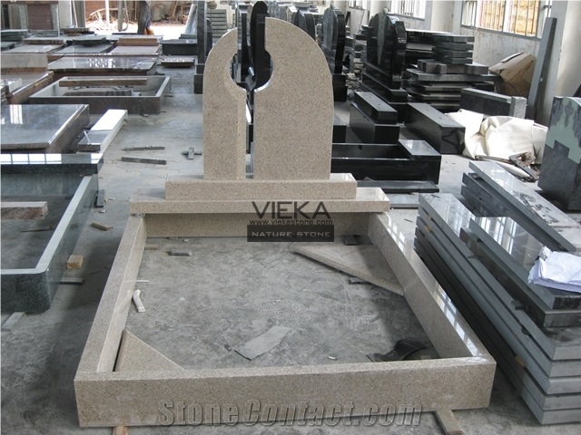 G681 Granite Tombstone & Monument,Granite Gravestone & Headstone