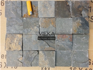 Multicolor Slate Mosaic Stone Tile,Interior Decoration