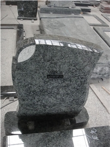 Olive Green Granite Tombstone & Monument,Memorials,Gravestone & Headstone