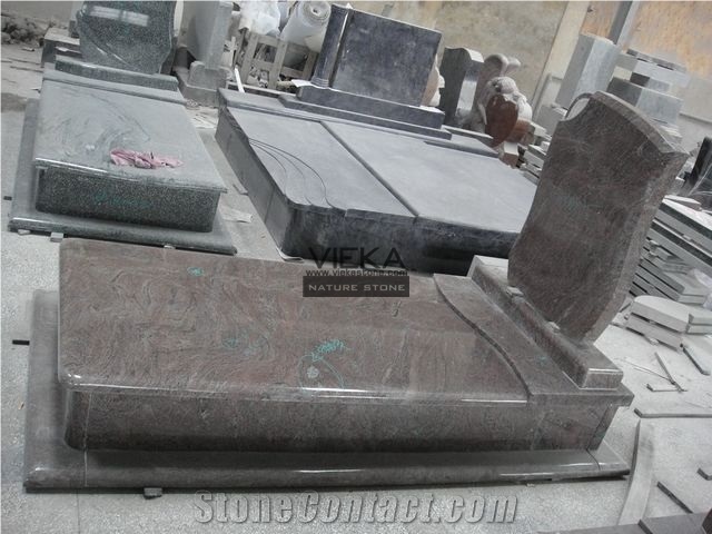 Paradiso Granite Tombstone & Monument,Inida Granite Gravestone & Headstone Paradisio,Paradiso Purple,Paradisso,Pradiso