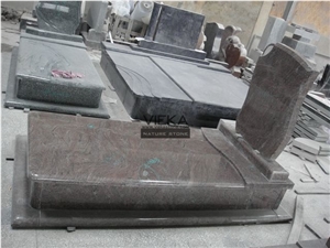 Paradiso Granite Tombstone & Monument,Inida Granite Gravestone & Headstone Paradisio,Paradiso Purple,Paradisso,Pradiso