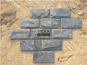Quartzite Mushroom Wall Cladding Black Color