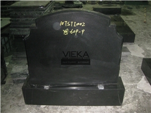 Shanxi Black Granite Tombstone & India Black Monument,Memorials,Gravestone & Headstone