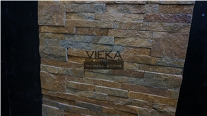 Slate & Quartzite Culture Stone Panel,Wall Panel,Ledge Stone,Veneer,Stacked Stone for Wall Cladding 60x15cm Retangle