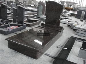 Tan Brown Granite Tombstone & Monument,India Brown Granite Tombstone