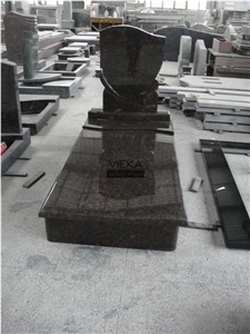 Tan Brown Granite Tombstone & Monument,India Brown Granite Tombstone