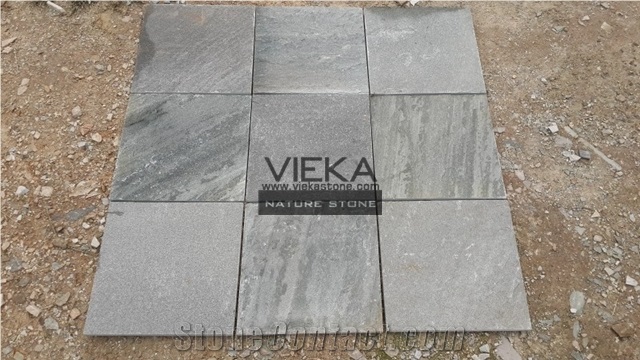 Wooden Green Slate Tiles,China Wall & Floor Tiles Nature Split Surface