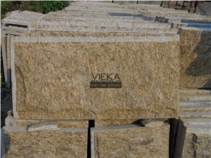 Yellow Quartzite Mushroom Wall Cladding