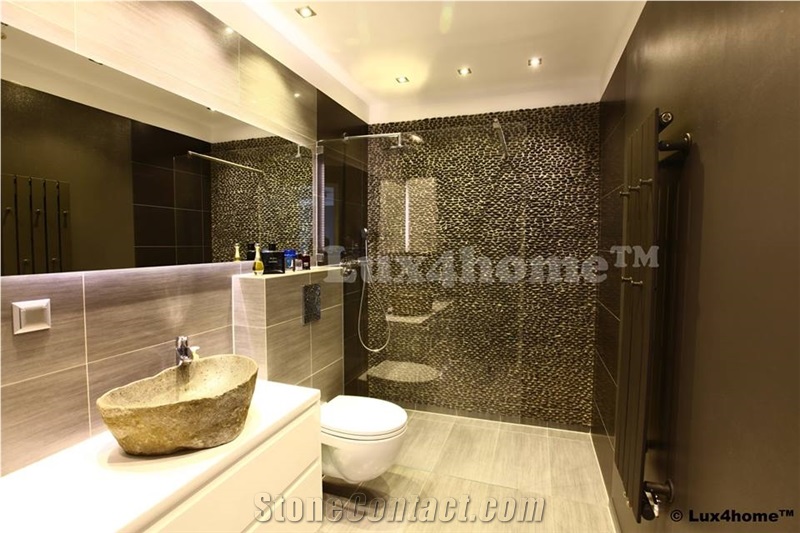 Black Standing Pebble Tiles - Pebble Tiles Standing Pebble Tile Exporter Looking for Wholesale Distributors & Importers