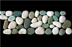 Oase Pebble Border 10x30 White Pebble & Blue Pebble
