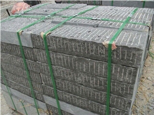 Blue Limestone Kerbstone,Chisled Curbstone