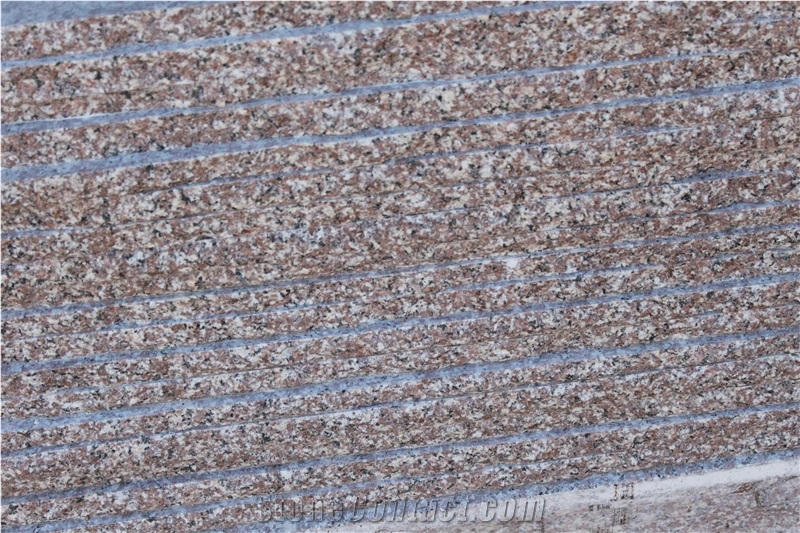 G363 Red Granite, Slabs, Pink Tiles