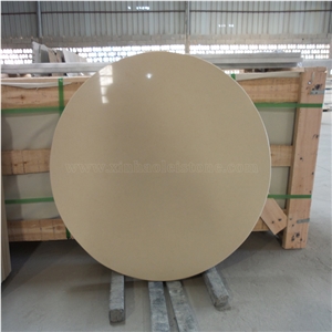 China Beige Quartz Table Top, Work Top