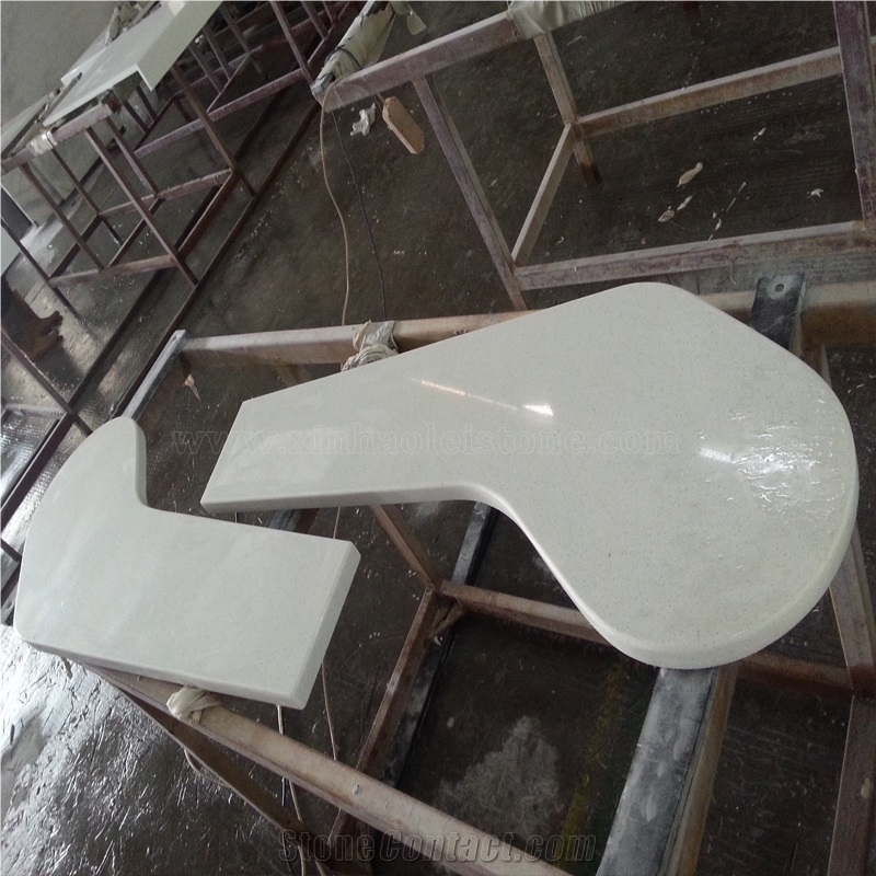 White Quartz1011-1 Countertops/Worktops