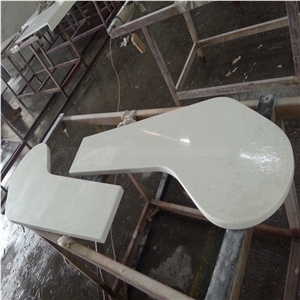 White Quartz1011-1 Countertops/Worktops