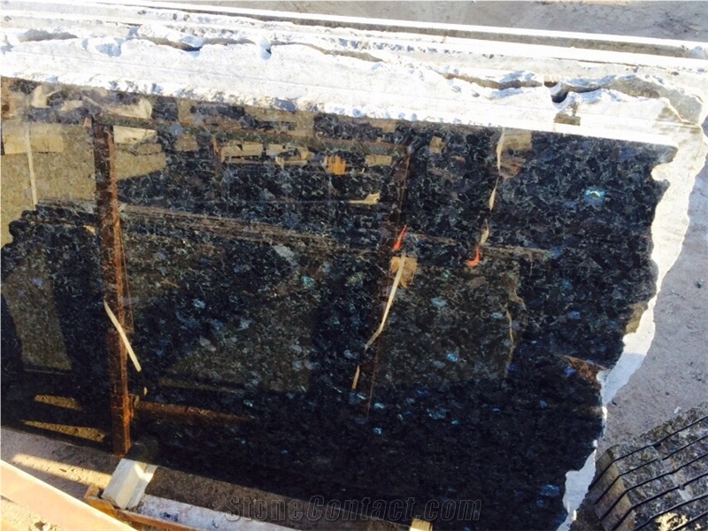 Slabs from Labradorite Volga Blue
