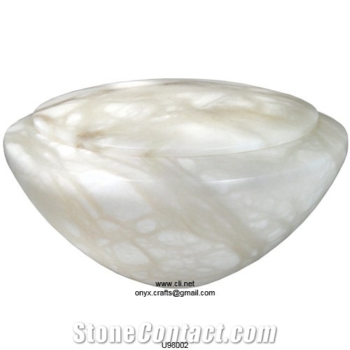 White Onyx Urn