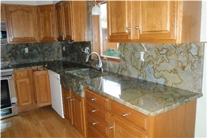 Golden River Granite Eased Edge Countertop
