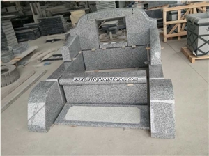 Beige Granite Monument & Tombstone G664 Granite Heart Monument