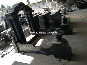 Beige Granite Monument & Tombstone G664 Granite Heart Monument