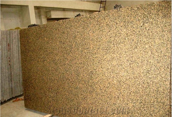Crystal Yellow Granite Slabs & Tiles, India Yellow Granite