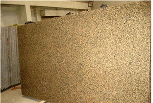 Crystal Yellow Granite Slabs & Tiles, India Yellow Granite