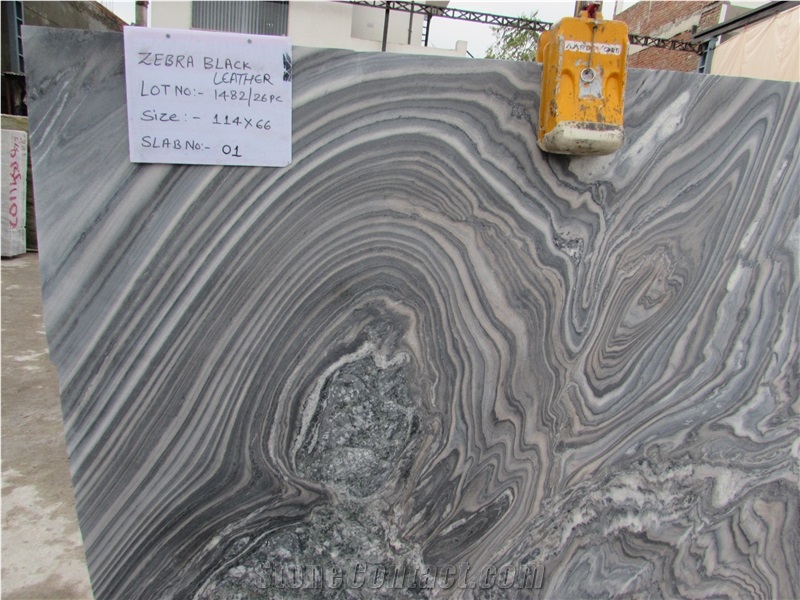 Zebra Black Marble Slabs, Tiles, Black Wood Vein Marble Floor Tiles, Wall Tiles