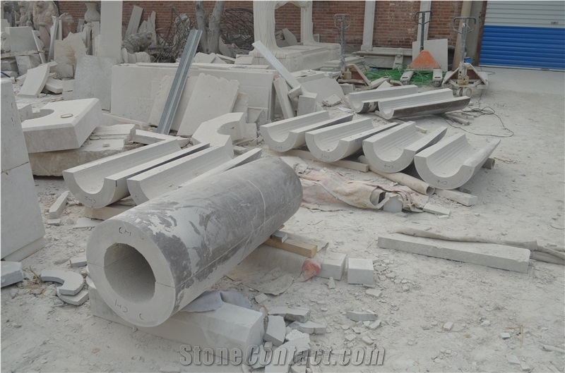 China Empeador Marble Hollow Columns, China Emperador Brown Marble Columns