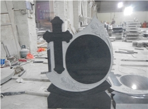 G654 Granite Tombstone,Padang Dark Grey Granite Gravestone & Monument,New Design Padang Dark Granite Tombstone